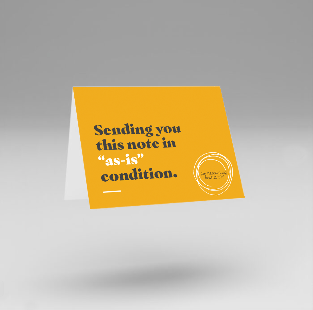 Just Because Note Card: As Is Condition Note Cards (Pack of 10)