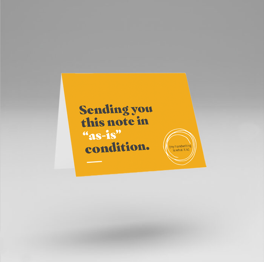 Just Because Note Card: As Is Condition Note Cards (Pack of 10)