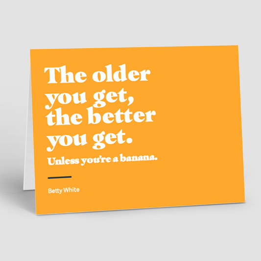 BIRTHDAY: Older the Better (10 Personalized Cards)