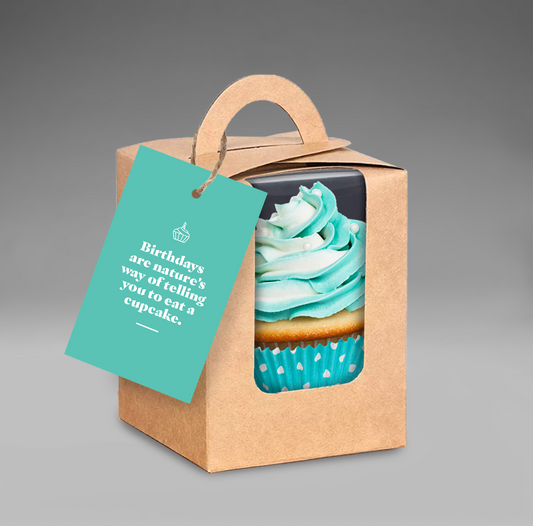 BIRTHDAY: Cupcake (10 Personalized Tags)