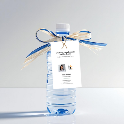 Open House Beverage Tags - Bottle Water (Pack of 20)