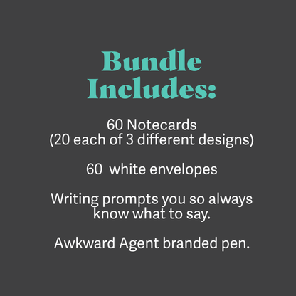 Birthday Note Card Bundle (12 Month Supply)