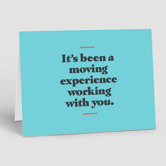 CLOSING: Moving Experience (10 Personalized Cards)