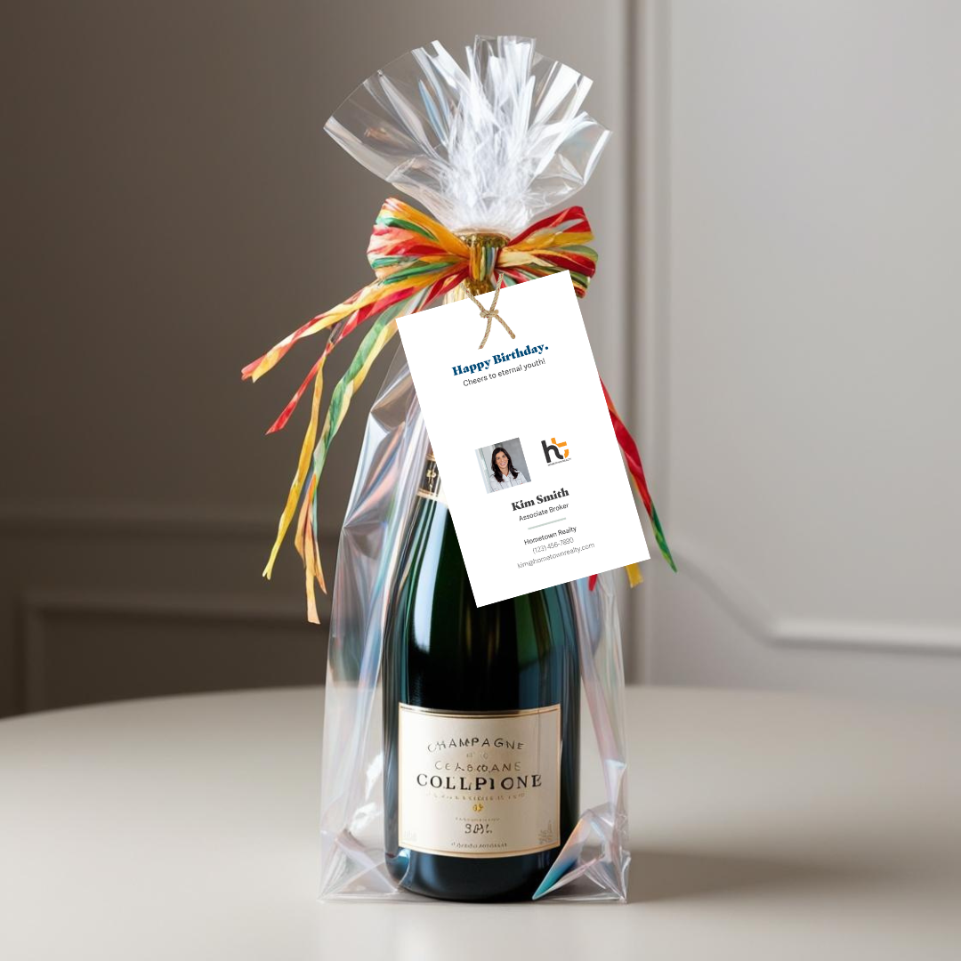 BIRTHDAY: Champagne (10 Personalized Tags)