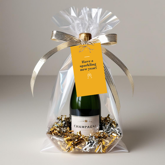 HOLIDAY: New Year's Eve Bubbly (10 Personalized Tags)