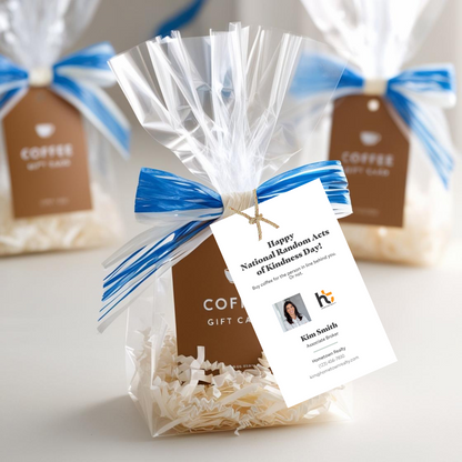 National Day Pop By Tags - February Random Acts of Kindness Day (Pack of 20)