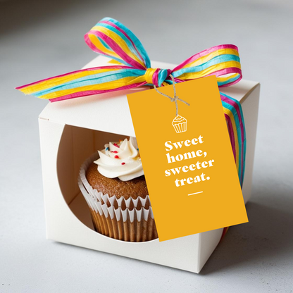 Open House Treat Tags - Cupcake (Pack of 20)