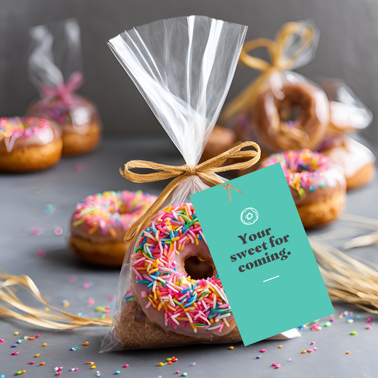 OPEN HOUSE: Donut (10 Personalized Tags)