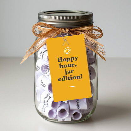 National Day Pop By Tags - October National Positive Attitude Month (Pack of 20)