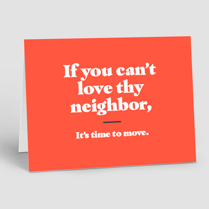 Holiday Notecards – Love Thy Neighbor (Pack of 10)