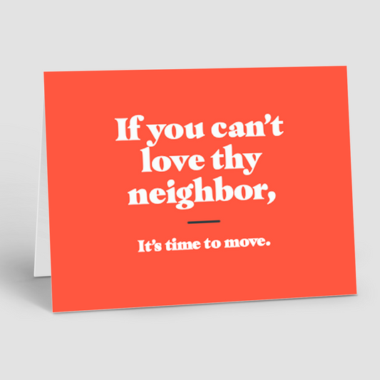 HOLIDAY: Valentine's Day Love Thy Neighbor (10 Personalized Cards)