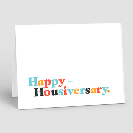 HOUSIVERSARY: Happy Housiversary (10 Personalized Cards)