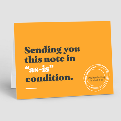 Just Because Notecards – As Is Condition (Pack of 10)