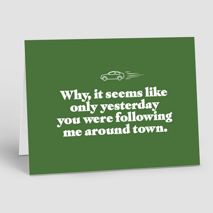 Just Because Notecards – Miss You Following Me (Pack of 10)