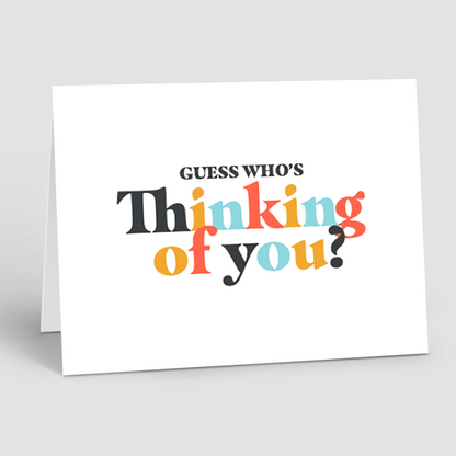 Just Because Notecards – Guess Who's Thinking of You (Pack of 10)