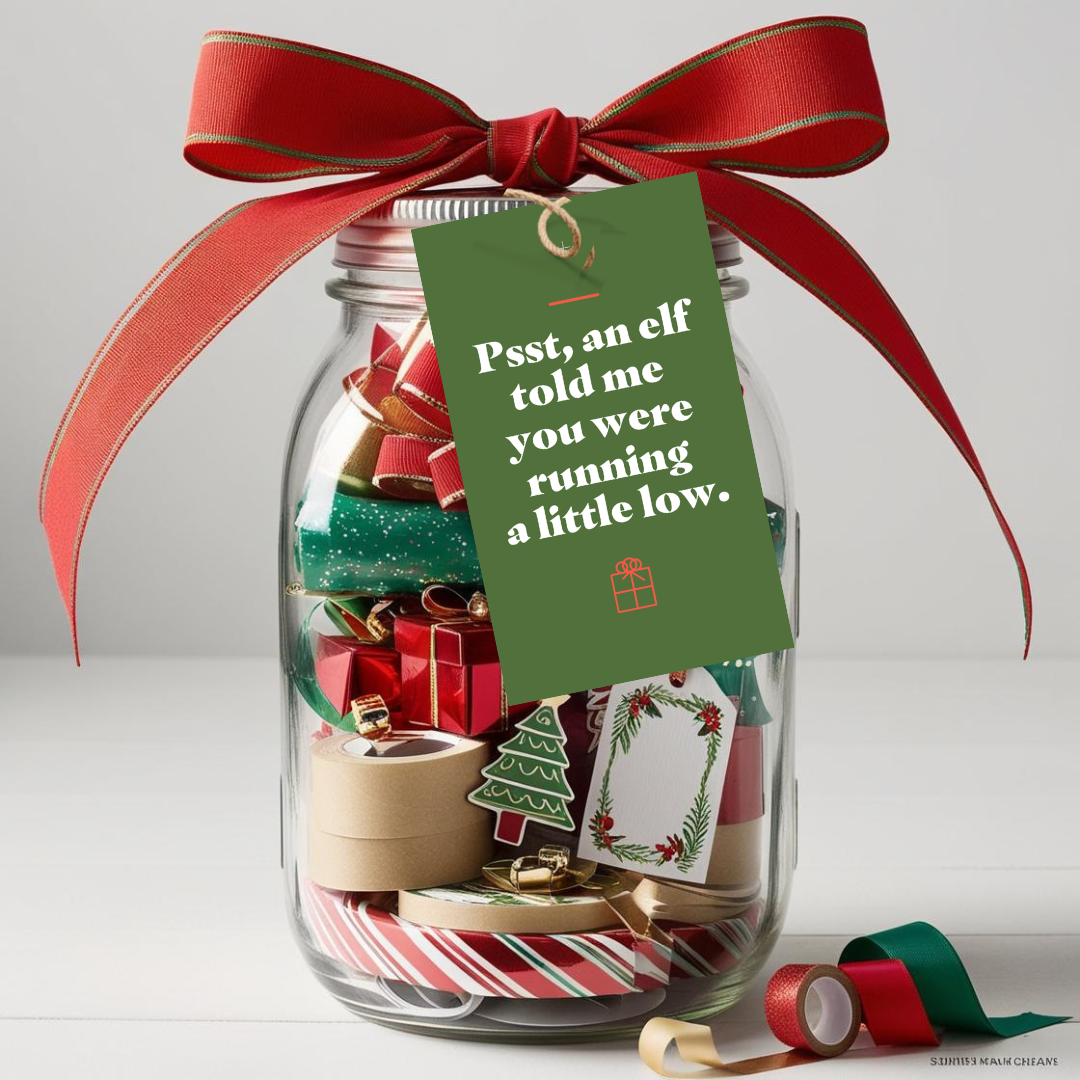 HOLIDAY: Gift Wrap (10 Personalized Tags)