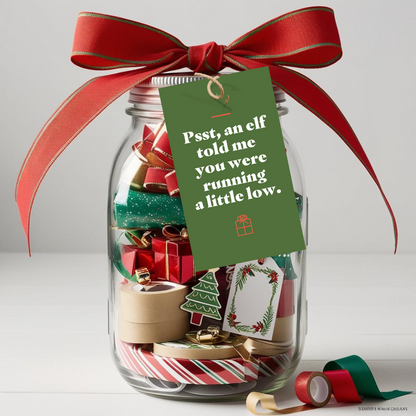 Holiday Pop By Tags - Gift Wrap (Pack of 20)