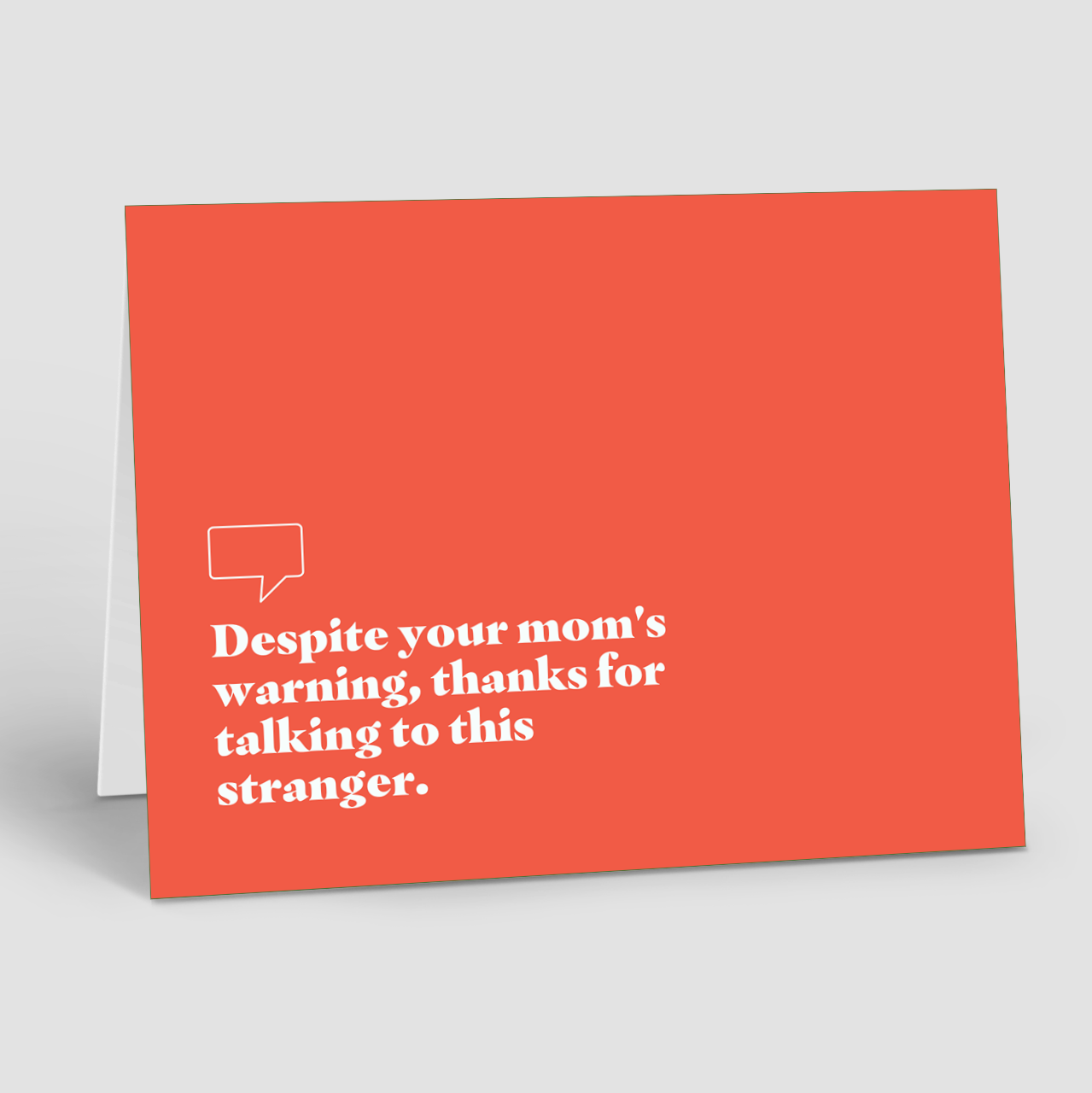 OPEN HOUSE: Talk to Strangers (10 Personalized Cards)