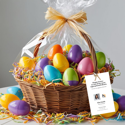 Holiday Pop By Tags - Easter Eggs  (Pack of 20)