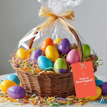Holiday Pop By Tags - Easter Eggs  (Pack of 20)