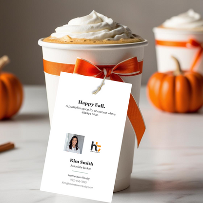 Anytime Pop-By Tags - Fall Pumpkin Spice (Pack of 20)