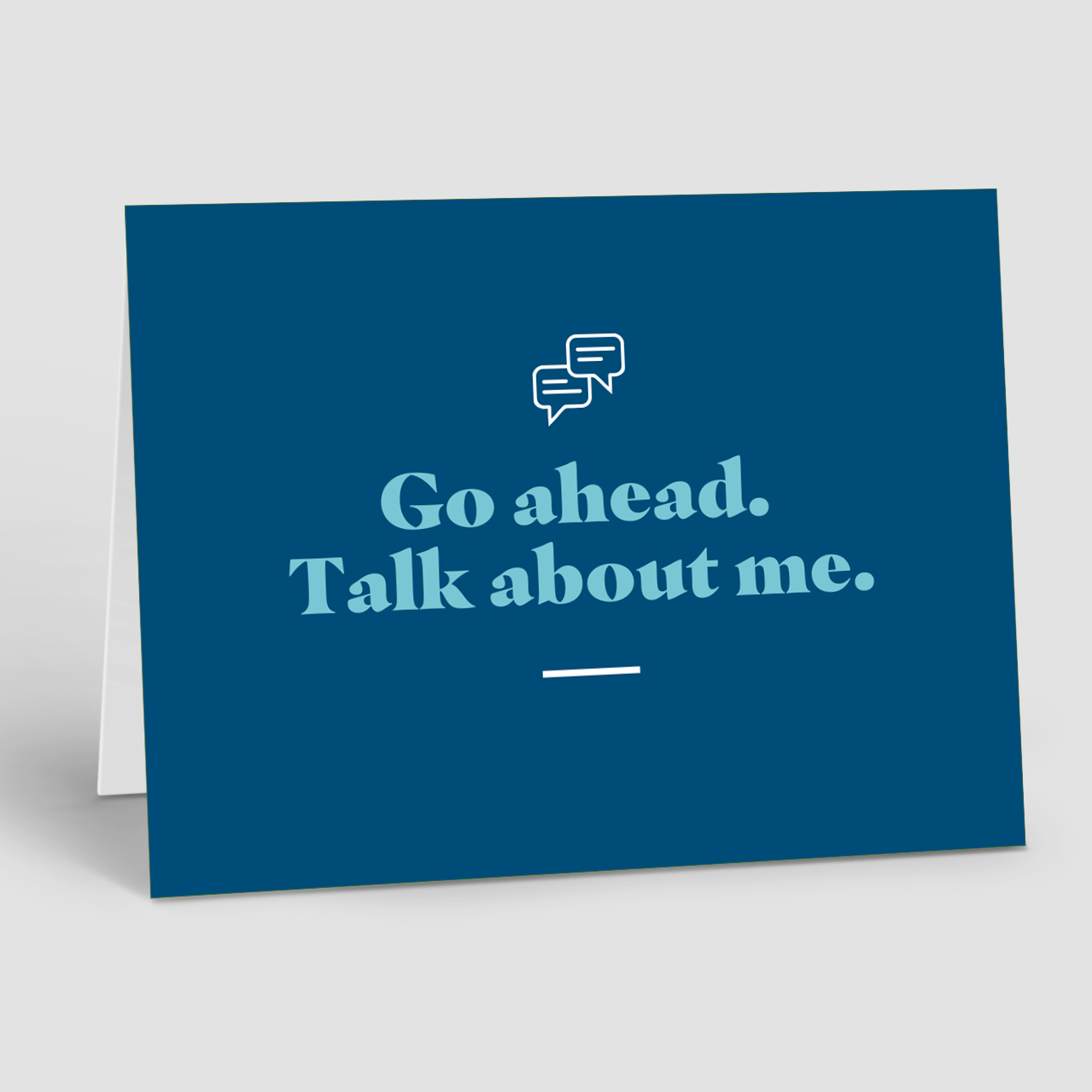 REFERRAL: Go Ahead Talk (10 Personalized Cards)