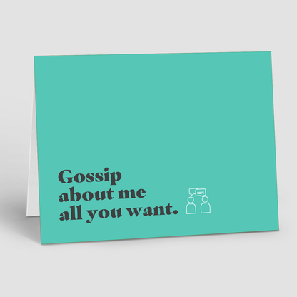 Referral Notecards – Gossip All You Want (Pack of 10)