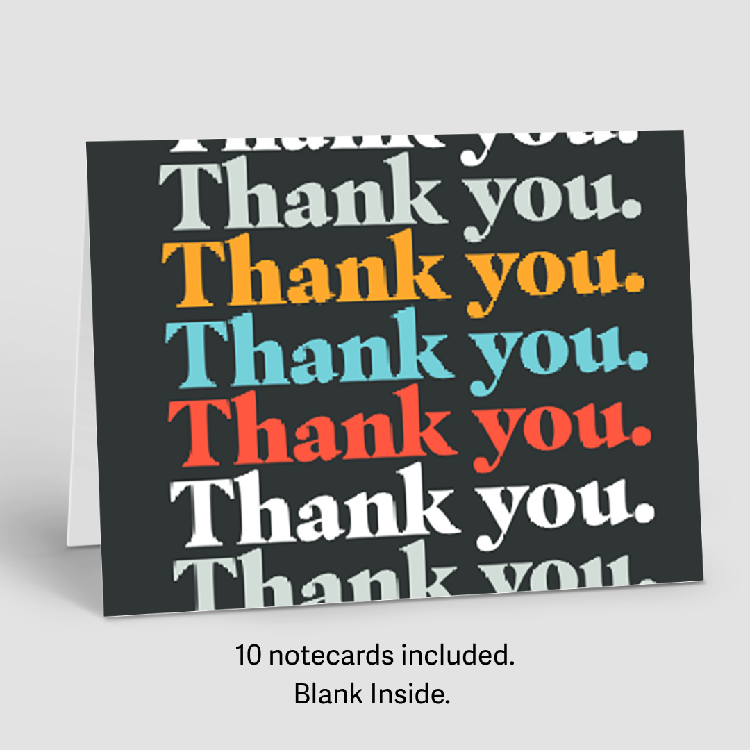 Thank You Note Card Bundle (6-Month Supply)