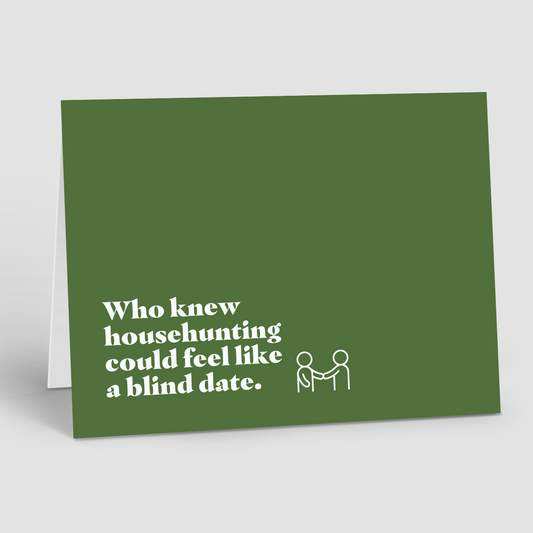 OPEN HOUSE: Feels Like a Blind Date (10 Personalized Cards)