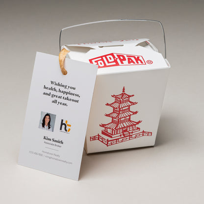 Holiday Pop By Tags - New Year's Fortune Cookies (Pack of 20)