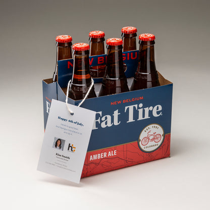 Holiday Pop By Tags - July 4th Beer (Pack of 20)