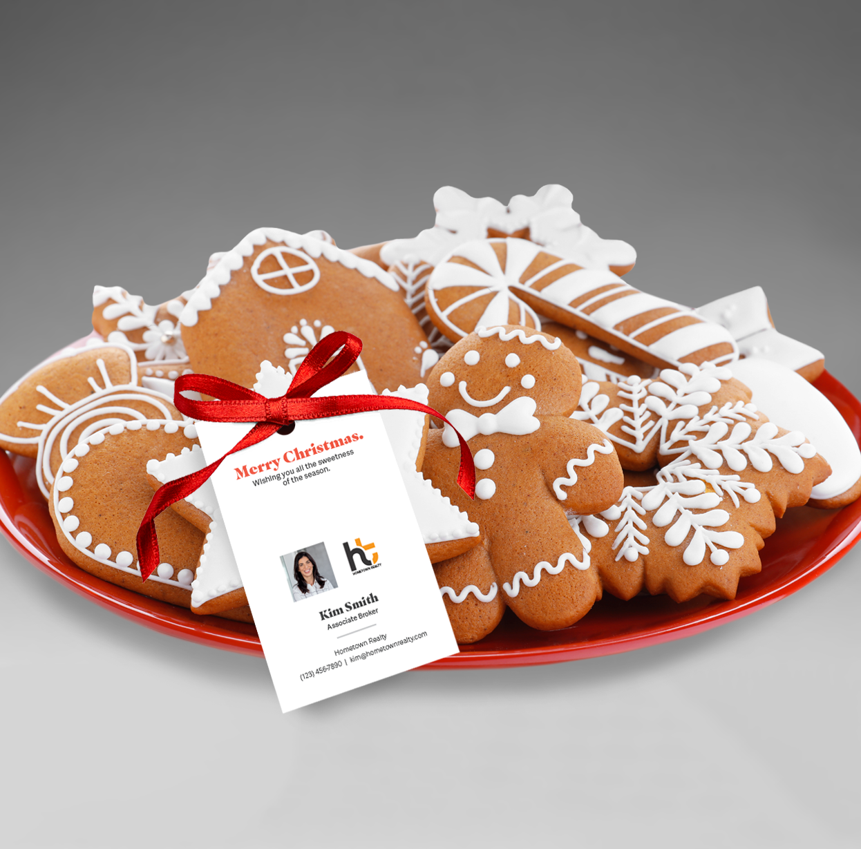 HOLIDAY: Christmas Cookies (10 Personalized Tags)