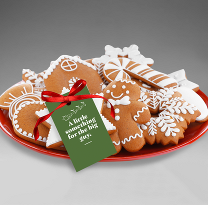 Holiday Pop By Tags - Christmas Cookies (Pack of 20)