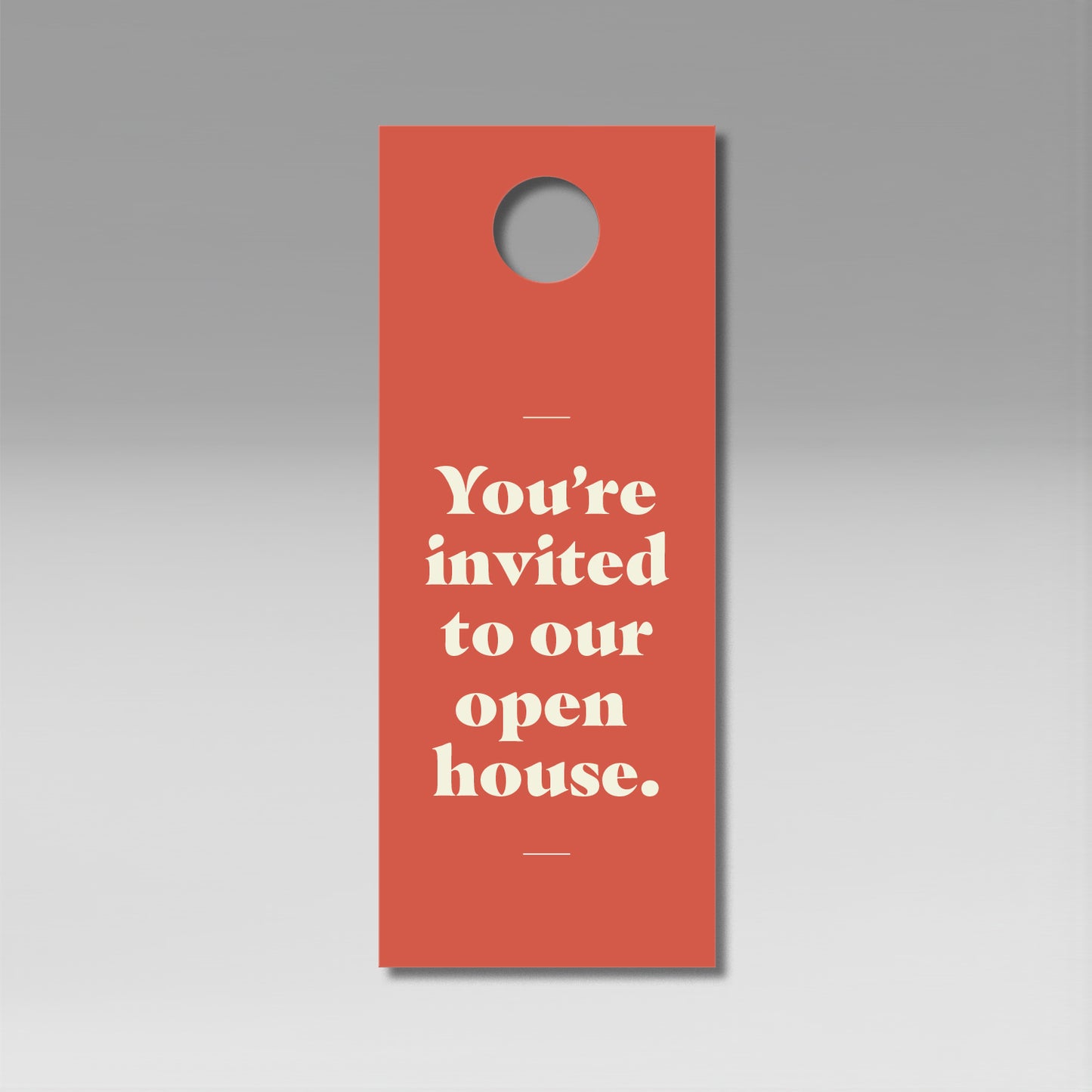 Neighbor Invite Door Hanger (Personalized Pack of 25)