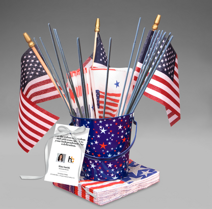 Holiday Pop By Tags - July 4th Sparklers (Pack of 20)