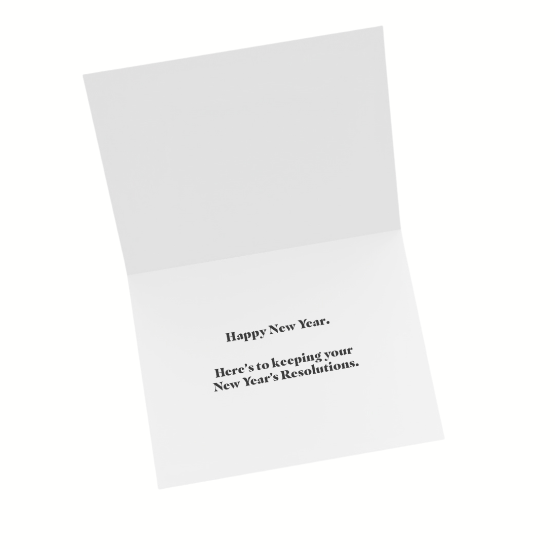 New Year's Resolution Note Cards (Pack of 10)