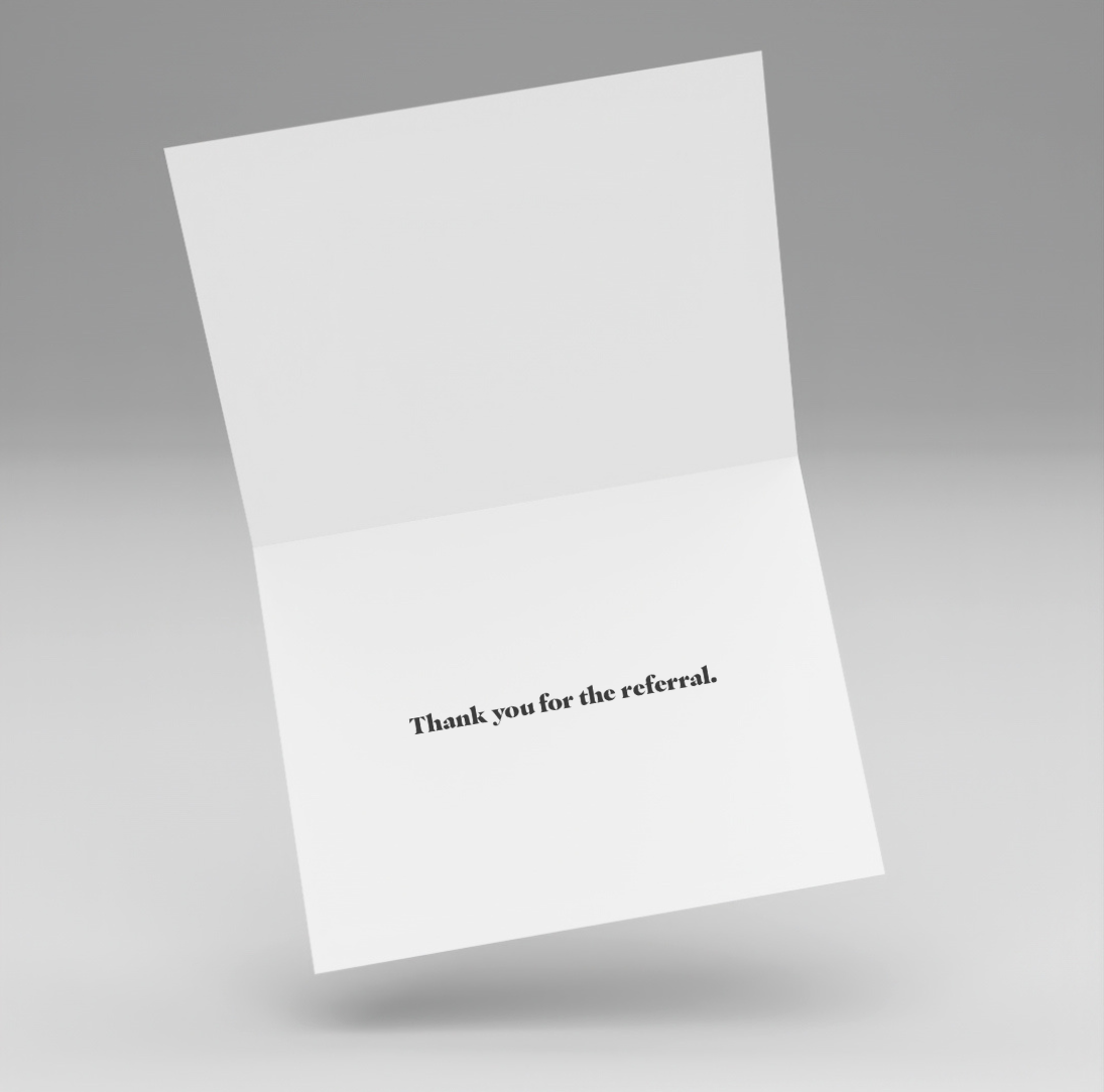 Referral Note Cards Pack