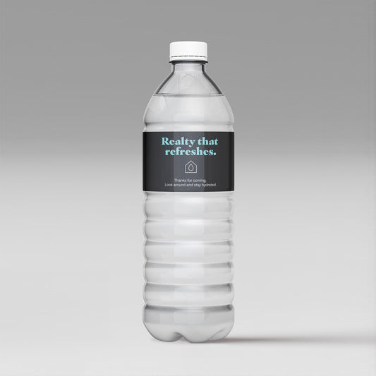 OPEN HOUSE:  Water Bottle Labels (Pack of 20)